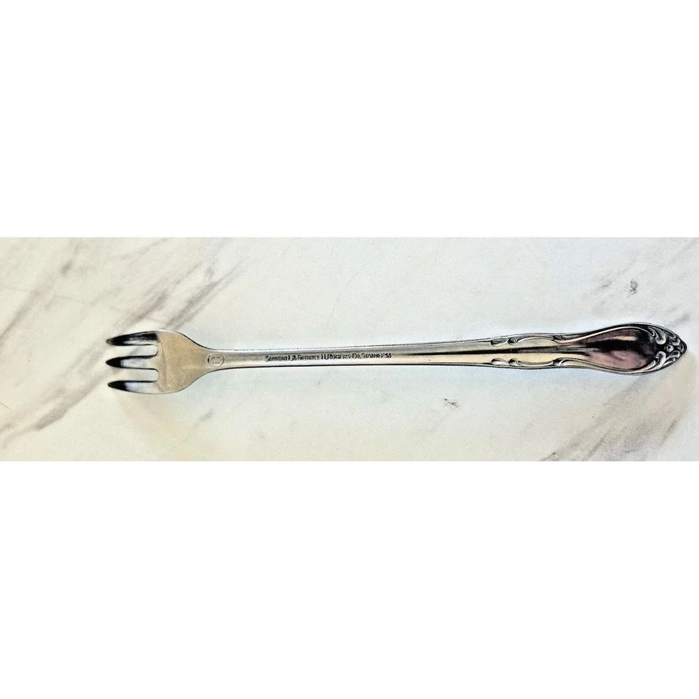 Vintage Oneida‎ Ltd Cocktail Fork Stainless Homestead Simeon & George